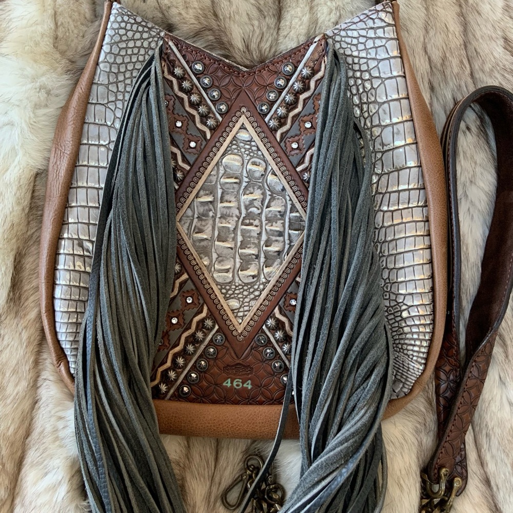 Heritage Brand Lyrik bag #464. One of a kind, handcrafted luxury leather bag.